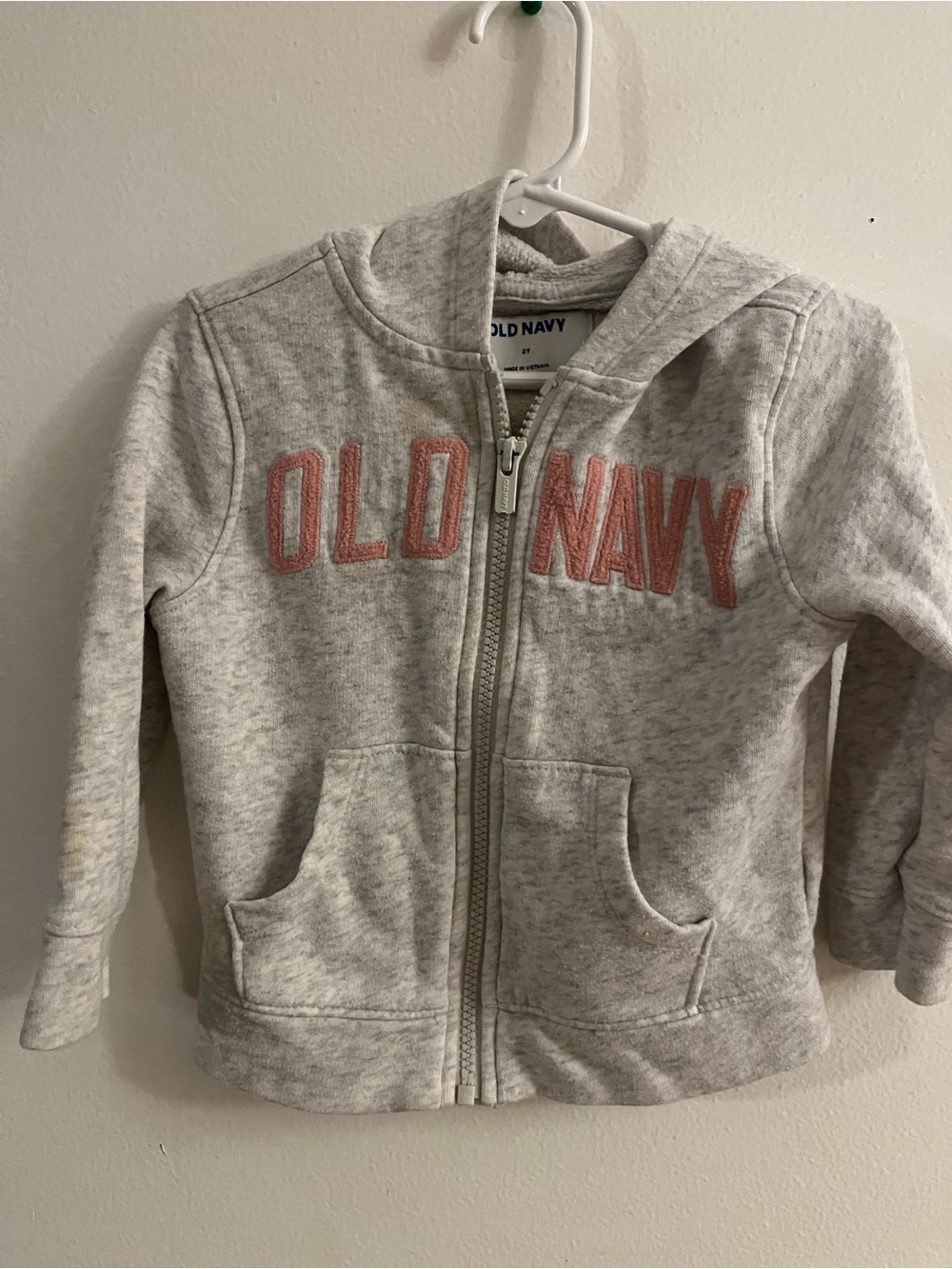 Old Navy hooded zip up sweatshirt 2T